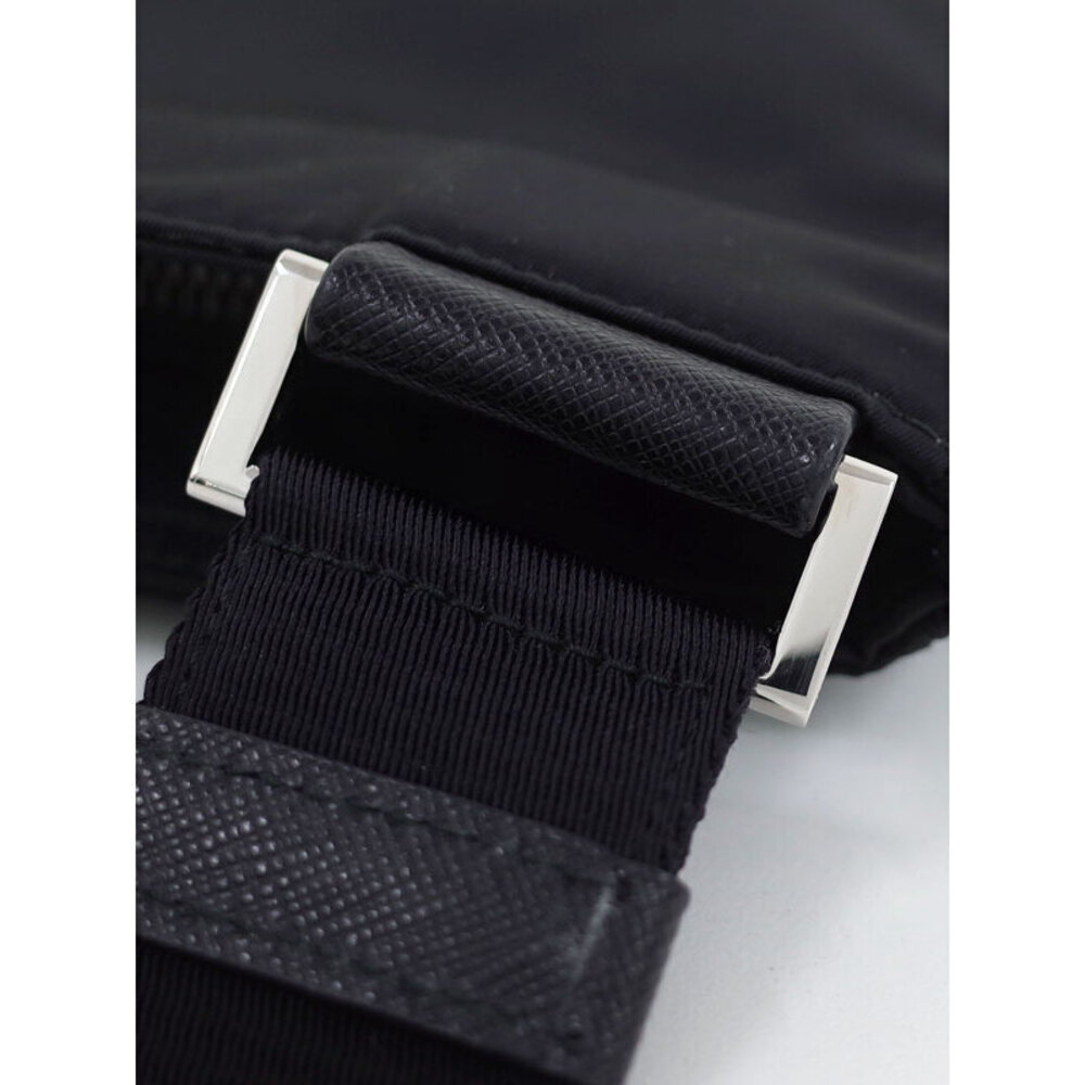 Prada Tessuto Crossbody messenger bag saffiano Leather Nero Black - Picture 9 of 9